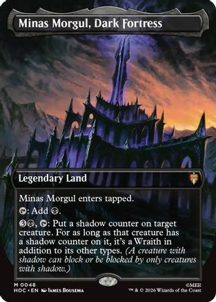 Minas Morgul, Dark Fortress (Borderless)  [The Hobbit: Eternal-Legal] Foil