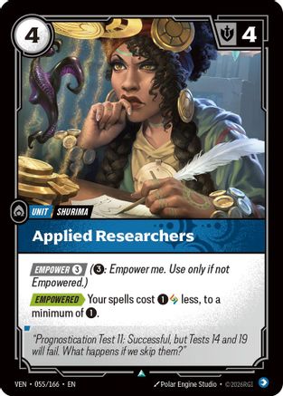 Applied Researchers (055/166) - Riftbound - [Vendetta] Foil