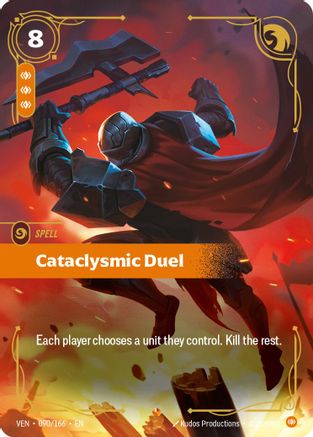 Cataclysmic Duel (090/166) - Riftbound - [Vendetta] Foil