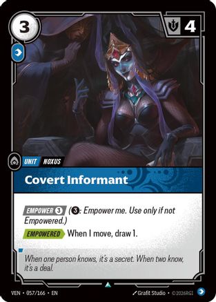 Covert Informant (057/166) - Riftbound - [Vendetta] Foil