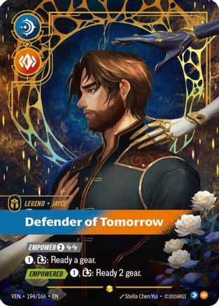 Jayce - Defender of Tomorrow (Overnumbered) (194/166) - Riftbound - [Vendetta] Foil
