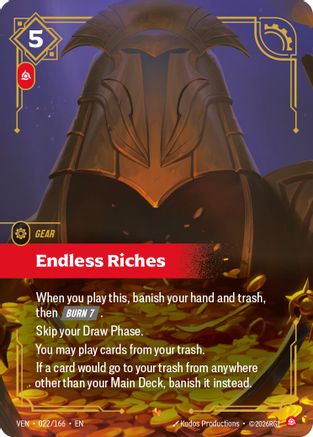 Endless Riches (022/166) - Riftbound - [Vendetta] Foil