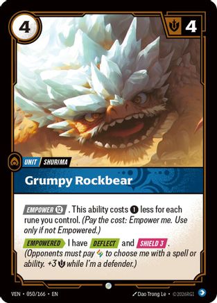 Grumpy Rockbear (050/166) - Riftbound - [Vendetta]