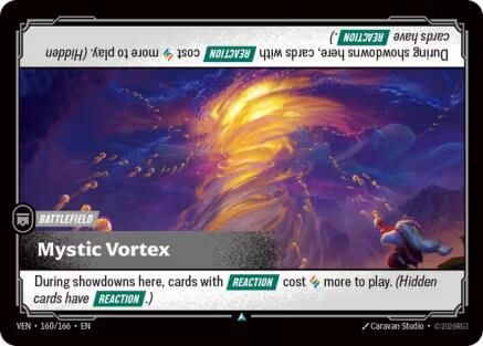 Mystic Vortex (160/166) - Riftbound - [Vendetta] Foil