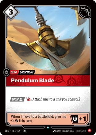 Pendulum Blade (011/166) - Riftbound - [Vendetta] Foil