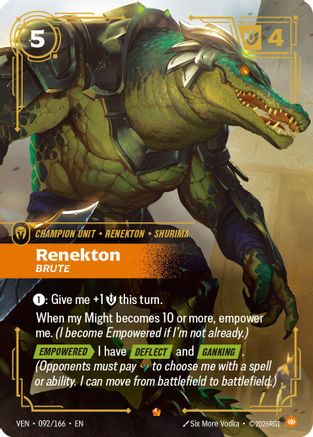 Renekton, Brute (092/166) - Riftbound - [Vendetta] Foil
