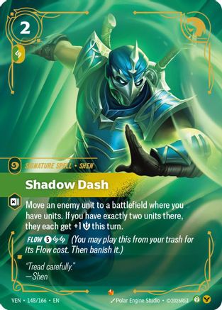 Shadow Dash (148/166) - Riftbound - [Vendetta] Foil