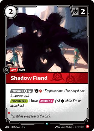 Shadow Fiend (014/166) - Riftbound - [Vendetta]