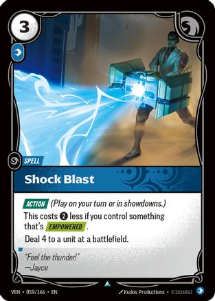 Shock Blast (059/166) - Riftbound - [Vendetta]