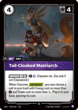 Tail-Cloaked Matriarch (104/166) - Riftbound - [Vendetta]