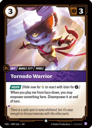 Tornado Warrior (099/166) - Riftbound - [Vendetta]
