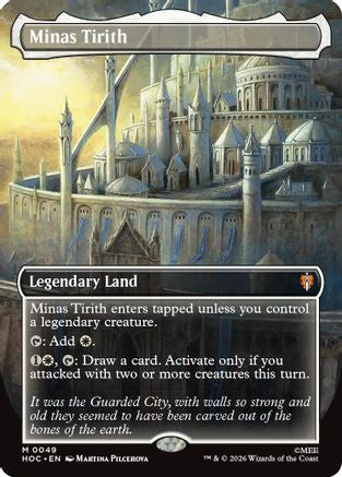 Minas Tirith (Borderless)  [The Hobbit: Eternal-Legal] Foil