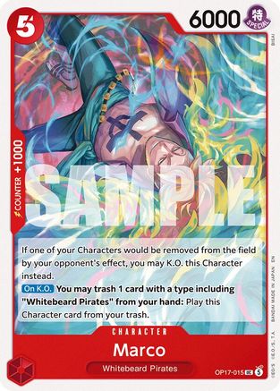 Marco (OP17-015) - [The World's Strongest Warriors]