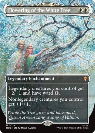 Flowering of the White Tree (Borderless)  [The Hobbit: Eternal-Legal] Foil