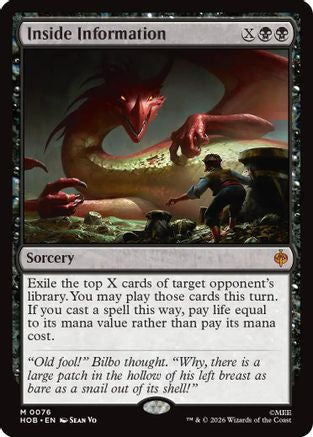 Inside Information  [The Hobbit] Foil