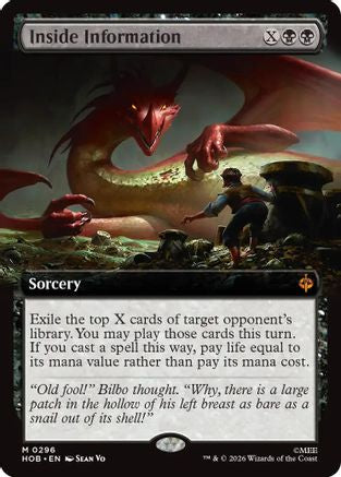 Inside Information (Extended Art)  [The Hobbit] Foil