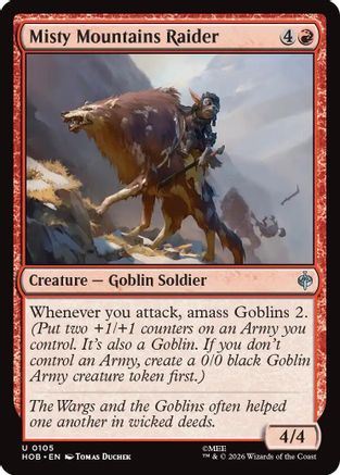 Misty Mountains Raider  [The Hobbit] Foil