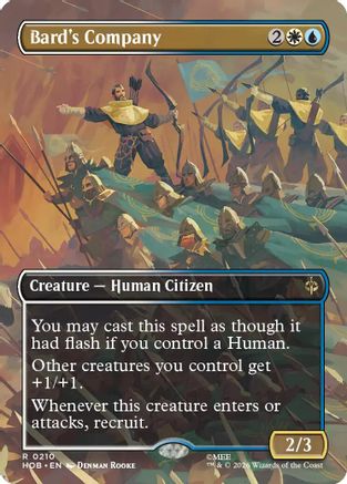 Bard's Company (Borderless)  [The Hobbit] Foil