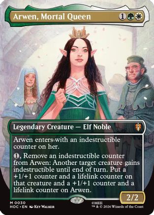 Arwen, Mortal Queen (Borderless)  [The Hobbit: Eternal-Legal] Foil