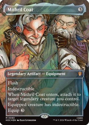 Mithril Coat (Borderless) (Surge Foil)  [The Hobbit: Eternal-Legal] Foil