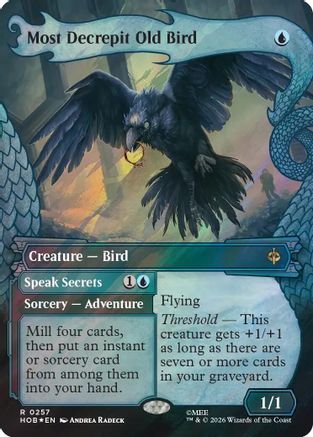 Most Decrepit Old Bird (Showcase) (Surge Foil)  [The Hobbit] Foil