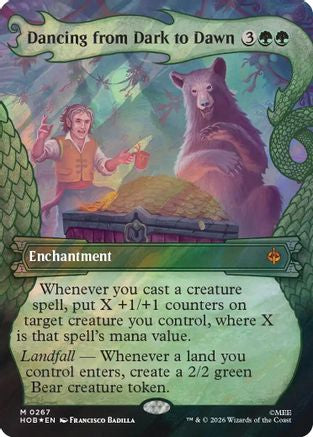 Dancing from Dark to Dawn (Showcase) (Surge Foil)  [The Hobbit] Foil