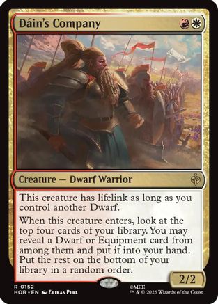 Dain's Company  [The Hobbit] Foil