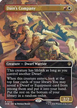 Dain's Company (Borderless)  [The Hobbit] Foil