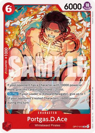 Portgas.D.Ace (OP17-013) - [The World's Strongest Warriors]