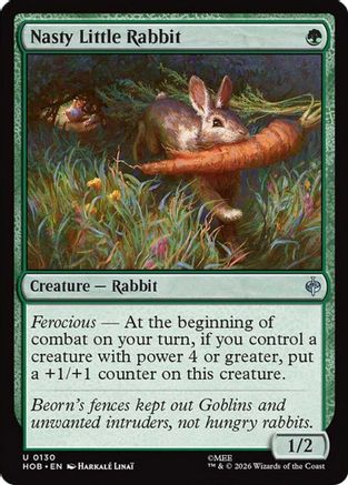 Nasty Little Rabbit  [The Hobbit] Foil