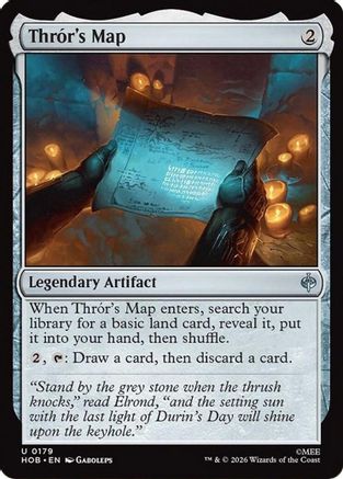 Thror's Map  [The Hobbit] Foil