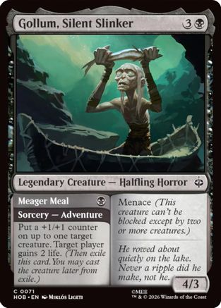 Gollum, Silent Slinker  [The Hobbit]