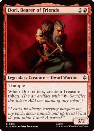 Dori, Bearer of Friends  [The Hobbit] Foil