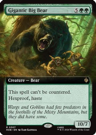 Gigantic Big Bear (Extended Art)  [The Hobbit] Foil