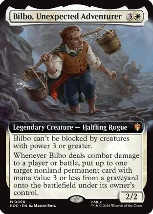 Bilbo, Unexpected Adventurer (Extended Art)  [The Hobbit: Eternal-Legal] Foil