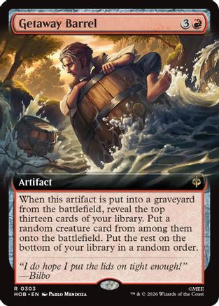 Getaway Barrel (Extended Art)  [The Hobbit] Foil