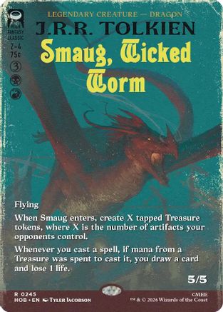 Smaug, Wicked Worm (Borderless)  [The Hobbit]