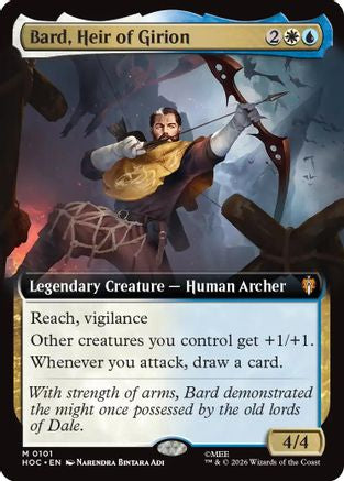 Bard, Heir of Girion (Extended Art)  [The Hobbit: Eternal-Legal] Foil