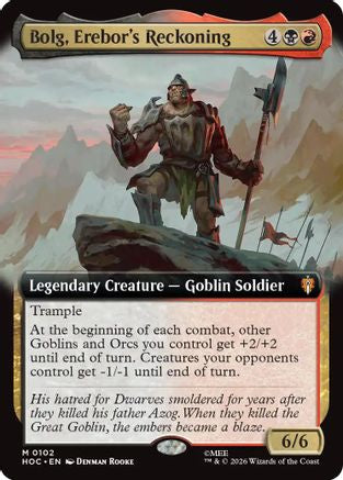 Bolg, Erebor's Reckoning (Extended Art)  [The Hobbit: Eternal-Legal] Foil