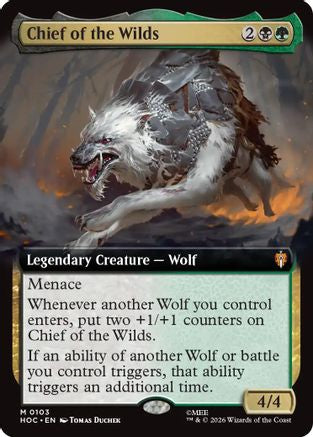 Chief of the Wilds (Extended Art)  [The Hobbit: Eternal-Legal] Foil