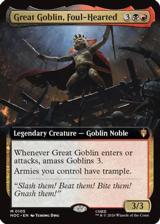 Great Goblin, Foul-Hearted (Extended Art)  [The Hobbit: Eternal-Legal]