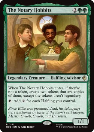 The Notary Hobbits  [The Hobbit]