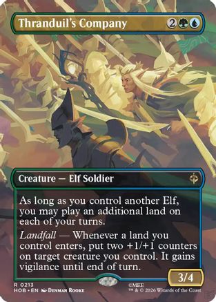 Thranduil's Company (Borderless)  [The Hobbit] Foil