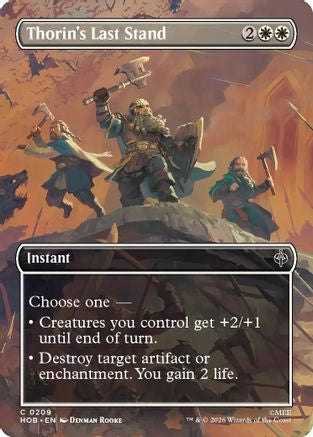 Thorin's Last Stand (Borderless)  [The Hobbit] Foil