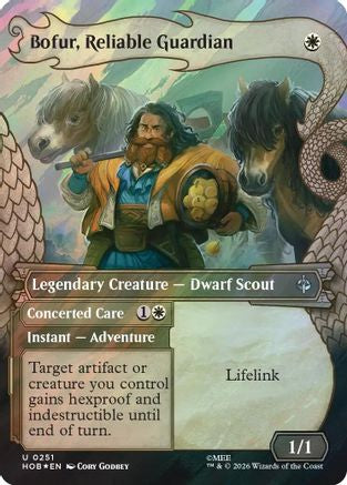 Bofur, Reliable Guardian (Showcase) (Surge Foil)  [The Hobbit] Foil