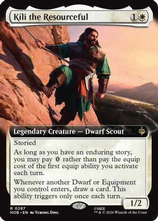 Kili the Resourceful (Extended Art)  [The Hobbit] Foil