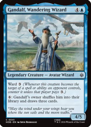 Gandalf, Wandering Wizard  [The Hobbit] Foil