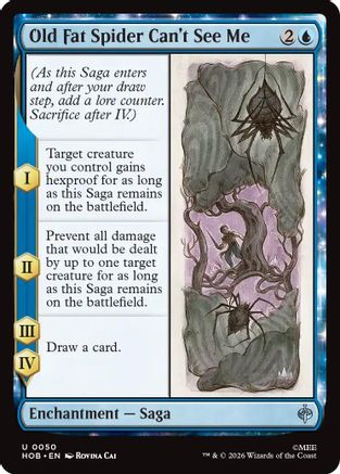Old Fat Spider Can't See Me  [The Hobbit] Foil