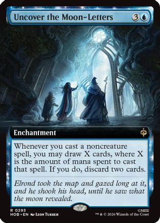 Uncover the Moon-Letters (Extended Art)  [The Hobbit]