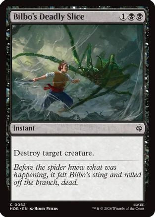 Bilbo's Deadly Slice  [The Hobbit]